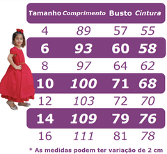 Vestido Infantil Longo Rosa Com Strass e Pérolas Daminhas (2257RA) - comprar online