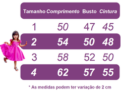 Vestido Infantil Rosa C/ Renda Jardim das Borboletas Luxo (0285RR) - comprar online