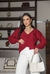 Blusa Tricot laço decote duplo - comprar online
