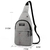 Moda masculina multifunction bolsa de ombro crossbody saco no ombro saco de desp - comprar online