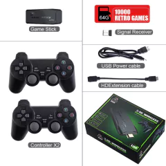 Consoles de Videogame, 4K 2,4G Wireless 10.000 jogos - comprar online