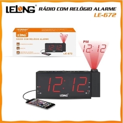 Rádio relógio LELONG