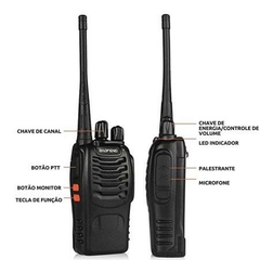 Rádio Comunicador walk Talk BF-777S - loja online
