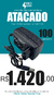 100 Fonte 24W 2A 12V Eletrônica de Plástico Para Fitas Led Ref: 3066 / 424