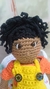 Boneca Negra amigurumi - loja online