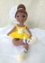 Boneca Bailarina Negra Amigurumi - comprar online