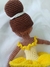 Boneca Bailarina Negra Amigurumi - loja online