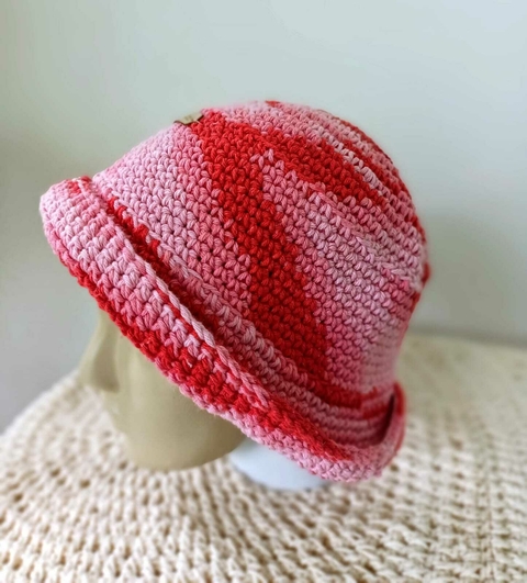 Bucket Hat Chapeu de Crochê Multicor