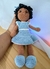 Boneca negra amigurumi - Anis anis