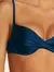 Biquíni Lisos Top Meia Taça + Tanga Lateral Média New Blue - Donna Lô