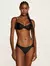 Biquíni Lisos Top Meia Taça + Tanga Lateral Média Preto