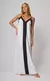 Vestido Longo Bicolor Off - comprar online