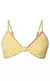 Biquíni Crochê Amarelo Top Nó + Calcinha Slim - Donna Lô