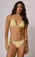 Biquíni Crochê Amarelo Top Nó + Calcinha Slim - loja online