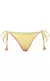 Biquíni Crochê Amarelo Top Nó + Calcinha Slim - comprar online