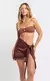 Biquíni Argola Cacau Top TQC + Calcinha Basic - comprar online