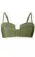 Biquíni Rib Verde Forest Top Corselet + Calcinha Basic - Donna Lô