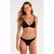 Biquíni Pietra Preto Top Fixo + Calcinha Basic - comprar online
