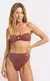 Biquíni Argola Cacau Top TQC + Calcinha Basic - Donna Lô