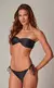 Biquíni Top Gold Preto + Calcinha Slim - Donna Lô