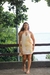 vestido frente unica de viscose - comprar online