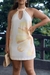 vestido frente unica de viscose - Alessa