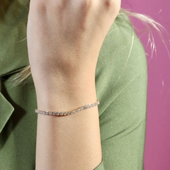Pulseira Riviera com Feixe ajustável Banhado em Ouro 18K - comprar online