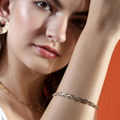 Pulseira Trançada Banhado em Ouro 18K - comprar online