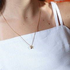 Corrente com Pingente de Estrela Banhado em Ouro 18K na internet