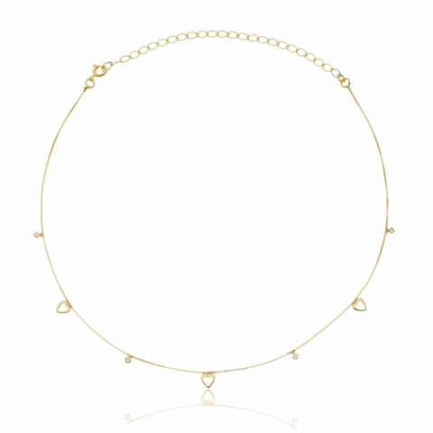 Corrente Riviera Banhado em Ouro 18K