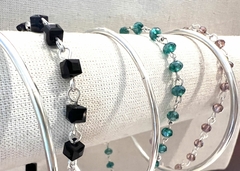 Pulsera Cristal y Plata en internet