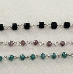 Pulsera Cristal y Plata