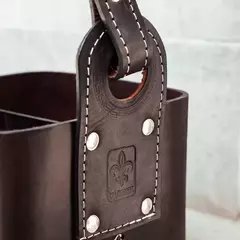 Matera cuadrada de cuero premium - Matienzo