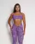 Calça Empina Light Onça Roxo + Top Sortido - buy online
