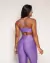Calça Empina Cirrê Tigre Lavanda + Top Sortido - comprar online