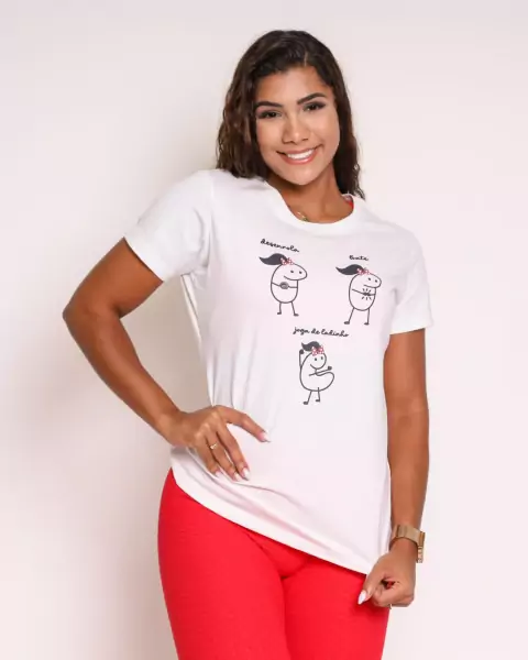 Blusa Desenrola, Bate e joga de ladinho - Tamanho Sortido