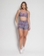Short Boxer Cobra Fundo Azul + Top Sortido