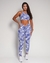 Calça Empina Light Onça Azul/Branco + Top Sortido - comprar online
