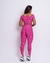 Calça Empina Light Listrado Magenta/Preto + Top Sortido - comprar online