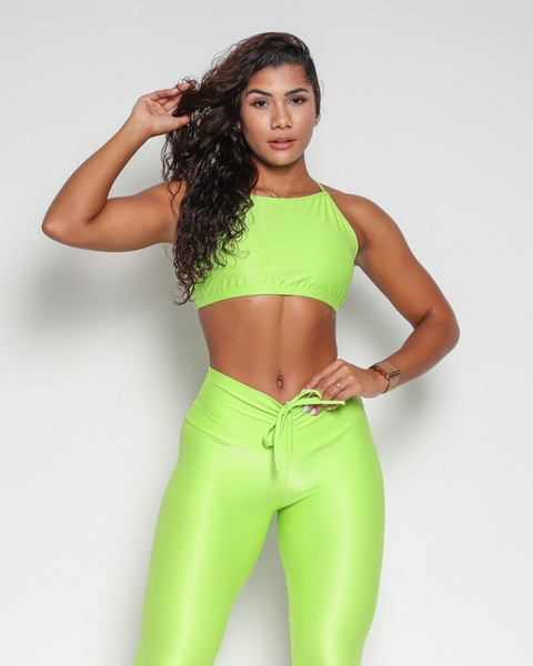 Calça Empina Compressão Citrus + Top Sortido