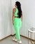 Calça Empina Compressão Verde Flúor + Top Sortido - comprar online