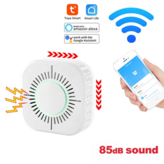 Detector De Fumaça Inteligente Sem Fio, WiFi, Proteção Contra Incêndio. - loja online