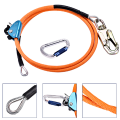 Imagem do Kit de Cinturão Flip-line com Mosquetão Triplo de Fechamento para Trabalho em Altura
