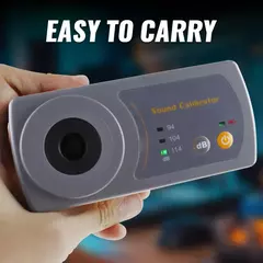 Medidor de Calibração de Nível de Som Portátil - 94dB, 104dB, 114dB - Modelo 8930B