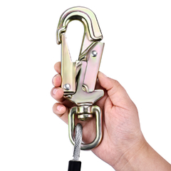 Kit de Cinturão Flip-line com Mosquetão Triplo de Fechamento para Trabalho em Altura - comprar online