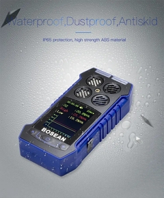 Detector de gás BH 4S portátil 4 em 1, O2, EX, H2S, CO - MDSecurPro