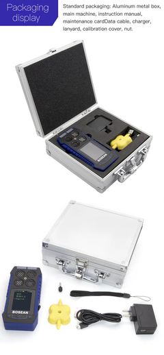 Detector de gás BH 4S portátil 4 em 1, O2, EX, H2S, CO na internet