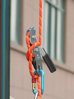 Dispositivo de descida trava manual com alavanca TUPA ExpertClimbing trabalho em altura
