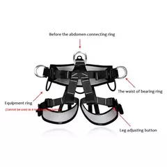 Imagem do Arnês de Escalada Profissional de Corpo Inteiro – Ideal para Escalada e Trabalho em Altura