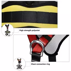 Arnês de Escalada Profissional de Corpo Inteiro – Ideal para Escalada e Trabalho em Altura